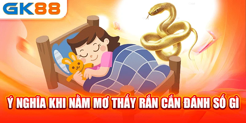 Ý nghĩa khi nằm mơ thấy rắn cắn đánh số gì